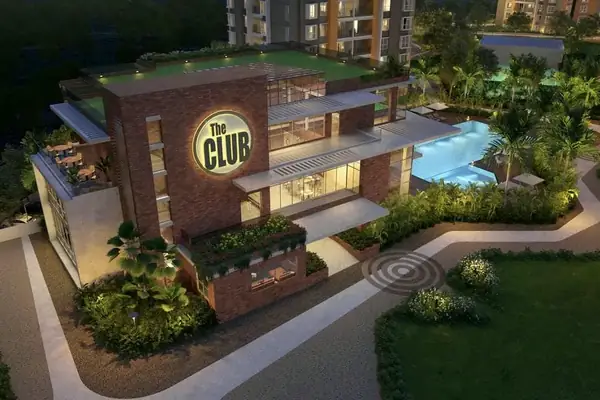 Park Titan clubhouse with rooftop deck and pool